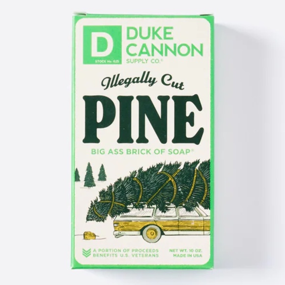 Duke Cannon Soap - Illegally Cut Pine 10 oz. Big Ass Brick New Made in U.S.A. - Picture 3 of 3